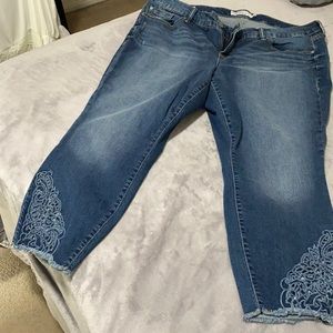 Torrid Denim Capris Size 20